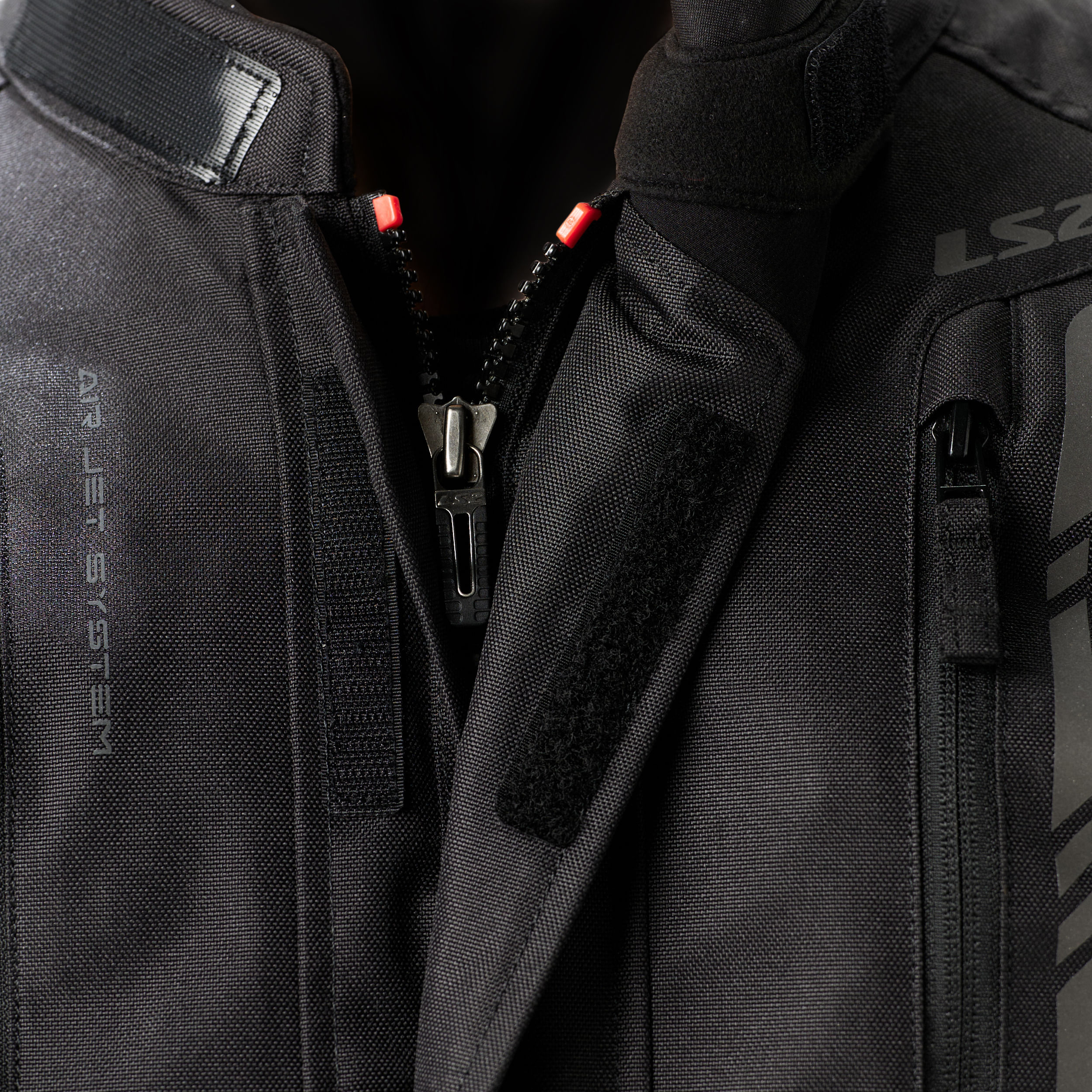 Campera LS2 Narvik Mujer Gris / Negro